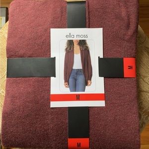 Ella Moss Cardigan | Never Worn | M | Maroon